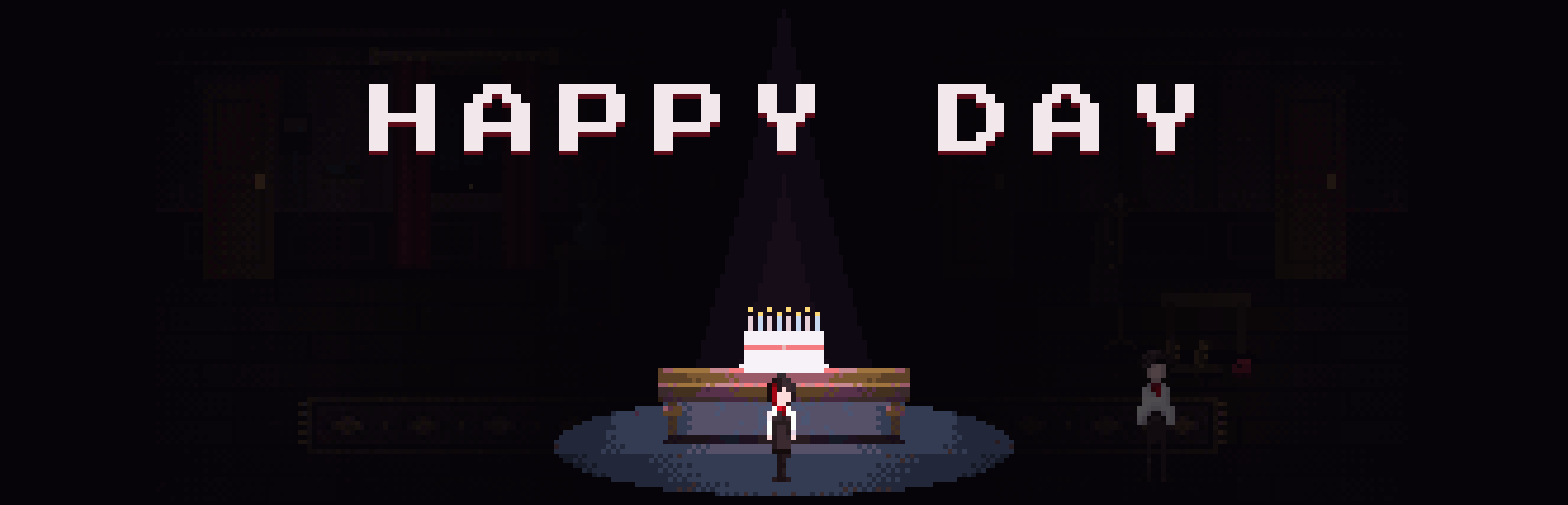 HAPPY DAY, a pixel-art narrative horror game